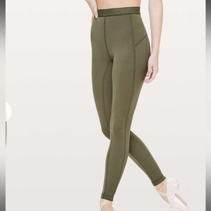 Lululemon Principal Dancer Golden Lining Tight *28"
